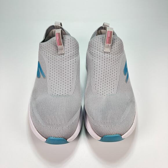 Skechers Go Run Elevated Hot Streak Gray Pink Running Shoes Women's Size 9 - Picture 3 of 11